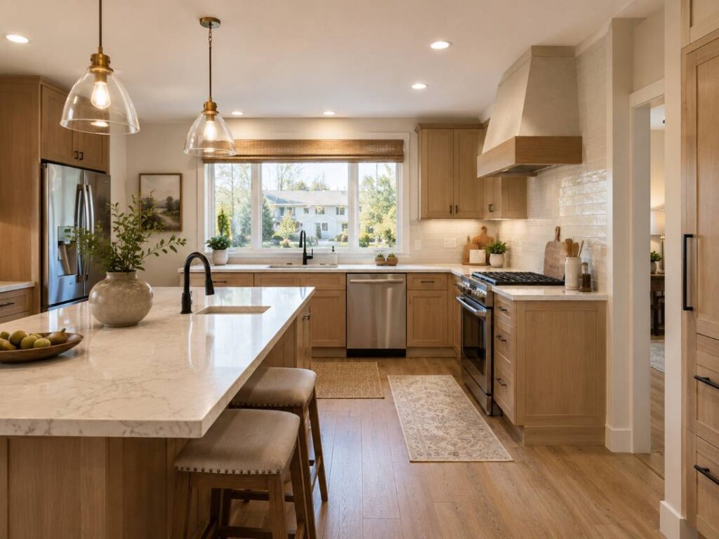 Updated kitchen in a single-level ranch home in Manchester NJ